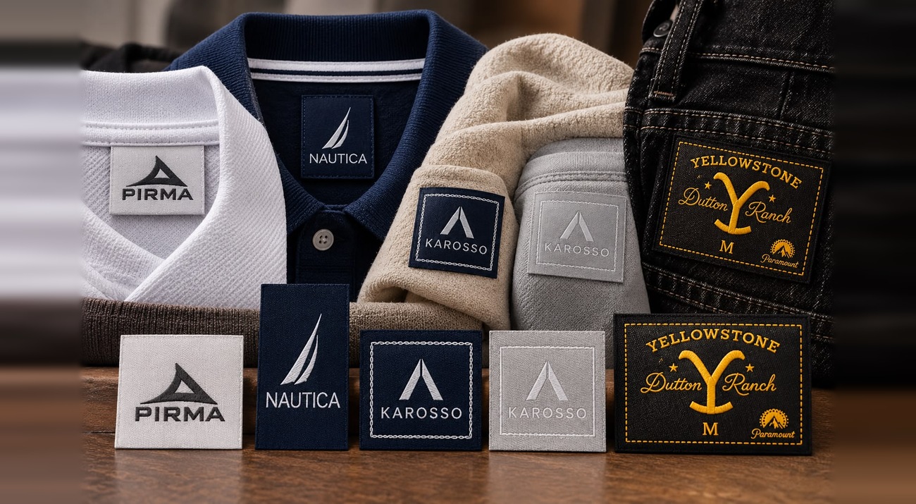 Etiquetas textiles para prendas de vestir